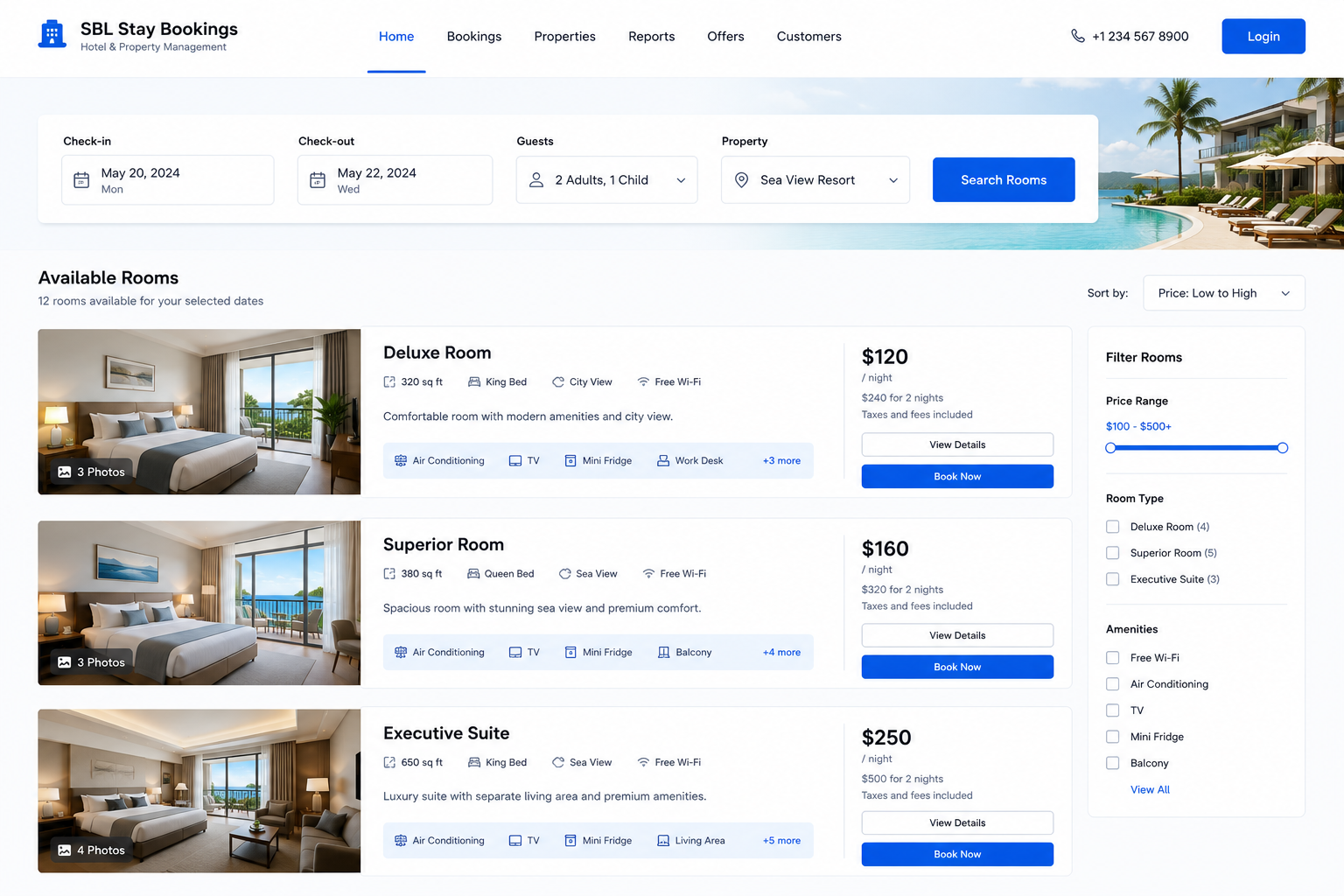 SBL Stay Bookings - Hotel Booking
